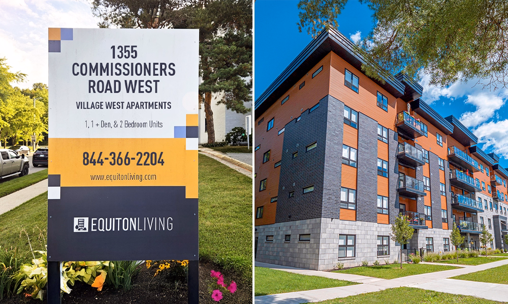 Equiton Living property manager using AI technology to manage resident experience across Ontario multifamily rental communities.